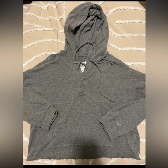 Hollister Heather Gray Hoodie - Picture 1 of 2